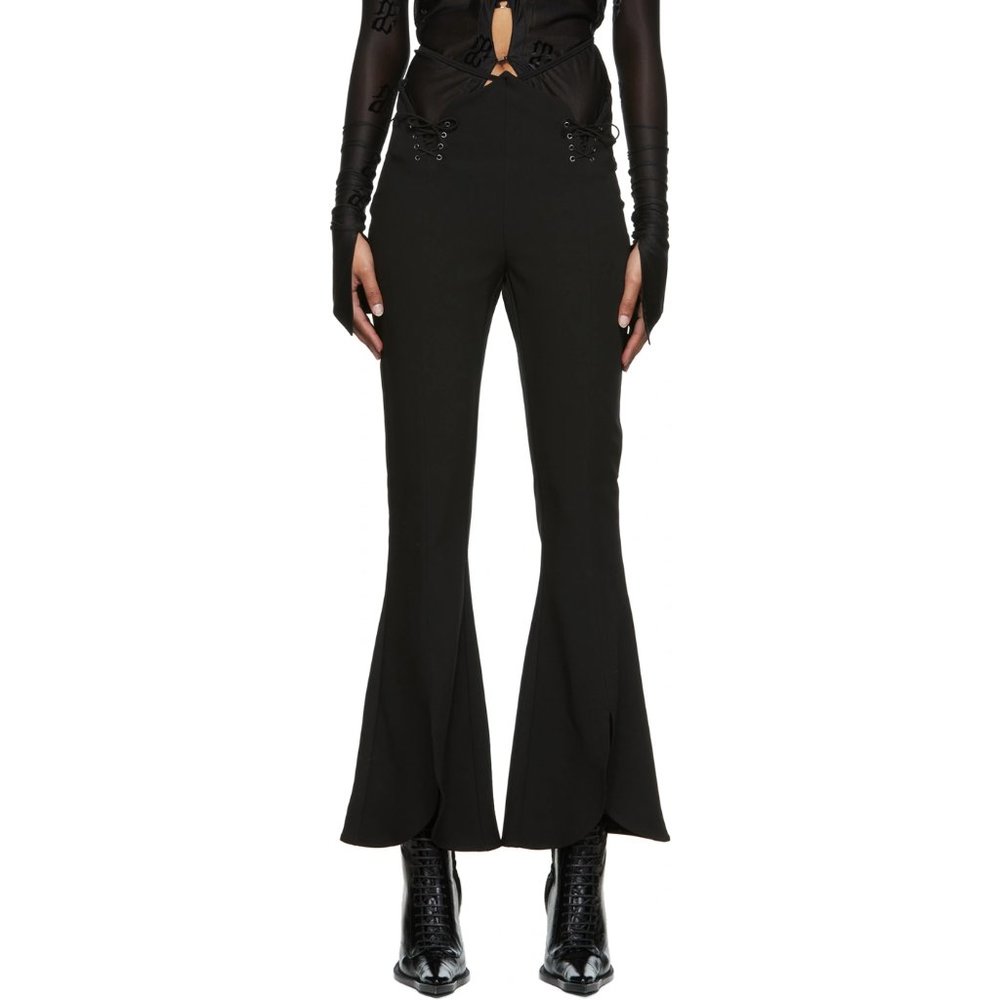 Didu Black Flarry Pants